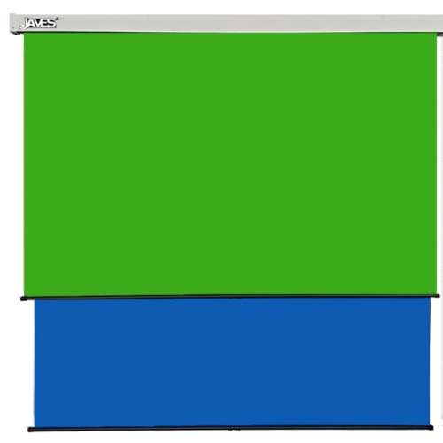 JAVES Wall / Ceiling Mount Chroma Green And Blue Screen Background (掛牆式綠幕...