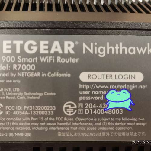 Netgear Nighthawk WIFI Router R7000 路由器