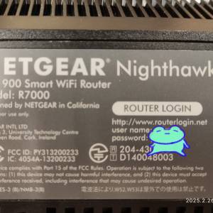 Netgear Nighthawk WIFI Router R7000 路由器