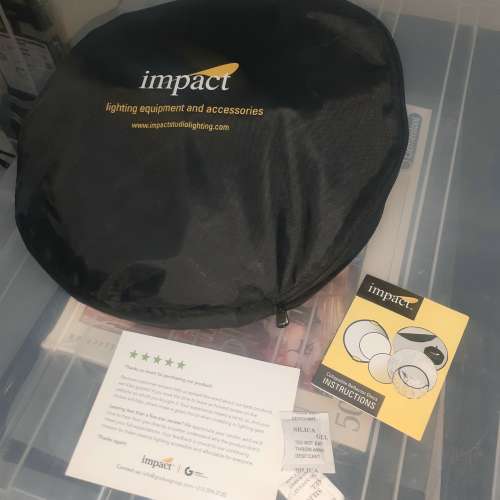 Impact 五合一可摺疊連手抦圓形反光板 32"(81cm)