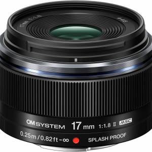 100%全新水貨 OM System M.Zuiko Digital 17mm F1.8 II
