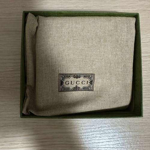 100% 全新未用過 - GUCCI 鏤空INTERLOCKING G 銀包 - 尖沙咀海港城 GUCCI 專門店購買
