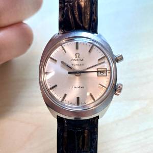 Omega Chronostop Genève Ref. 146.009 circa 1970, Double Signed Türler