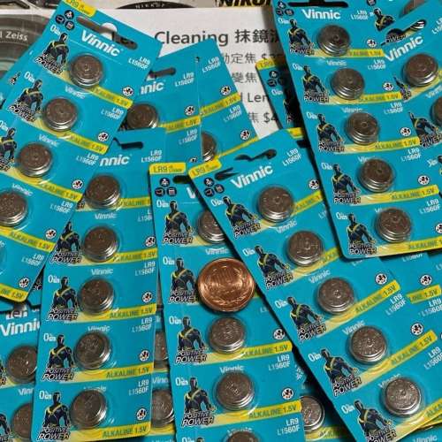 VINNIC L1560 / L1560F / 625A / PX625 LR9 1.5V Alkaline Button Battery 蘑菇電池