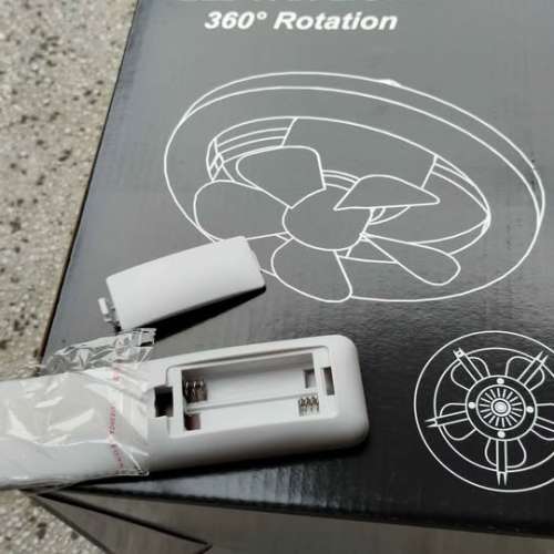 E27 48W三色變光360度風扇燈連遙控