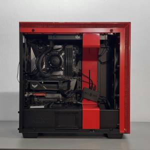 電腦主機, 黑紅機箱, GTX1660, i9-9900K