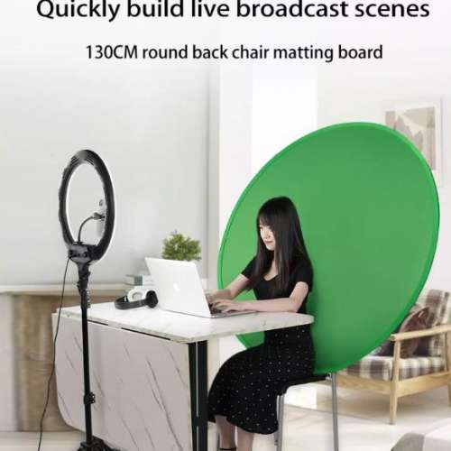Selens Portable Chromakey Green Screen Background (130cm / 150cm，綠色背景板)