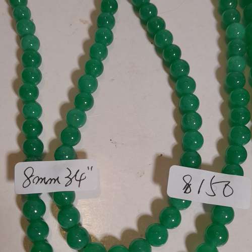 一手兩條馬來玉念珠108粒頸鏈,8mm34寸/10mm42寸，共售三百元，單條價錢如照片顯示...