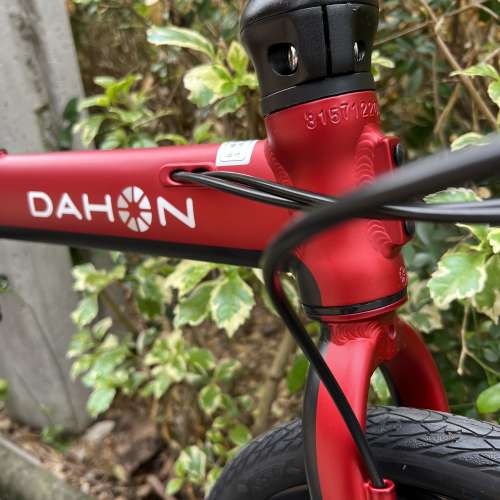頭柱內摺版 DAHON K3 PLUS 9速 16吋 碟剎 鋁合金 折叠車 送水架前後蛙燈叮叮