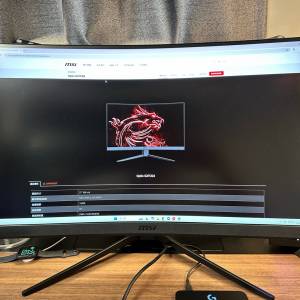 超新 MSI Optix G27CQ4 2K165Hz 27’’電競曲面螢幕