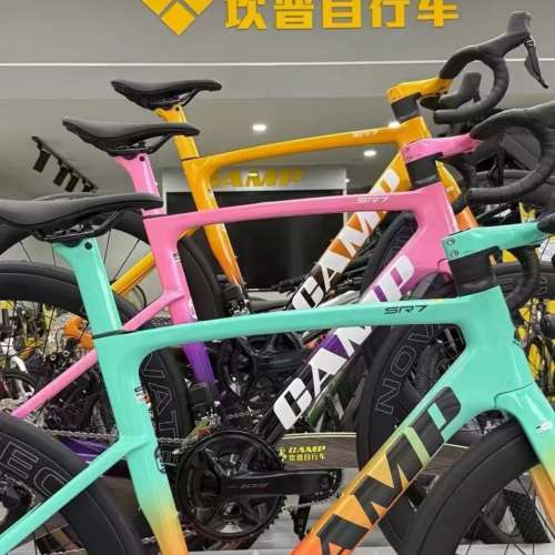 2025 CAMP SR7 24s 油剎桶軸碳刀碳纖維公路車 送水架前後蛙燈
