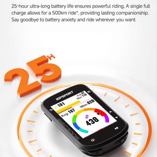 100%New iGPSPORT BSC200S Ultra-slim Color Screen Bike Computer