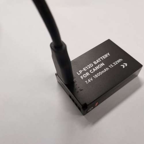 Canon 相機電池 LP-E12  type c usb charger