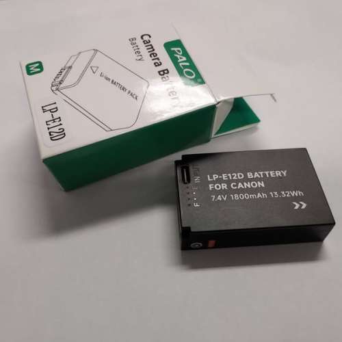 Canon 相機電池 LP-E12  type c usb charger