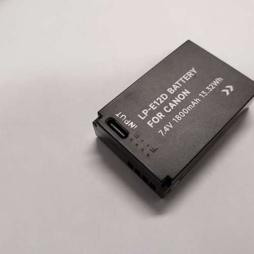 Canon 相機電池 LP-E12  type c usb charger