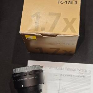 Nikon 1.7x II TC-17E II 行貨 17