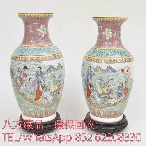 【八方藏品】全港高價回收瓷器 花瓶 花樽 景德鎮 出口回流 出口創匯 鬥彩 粉彩 廣彩...