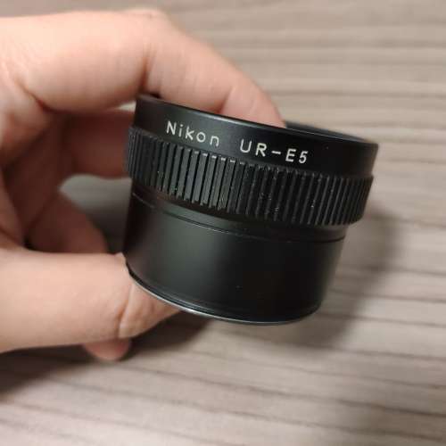 Nikon WC-E68＋UR-E5 新淨外接等效 19-58mm 0.68x廣角鏡＋轉接環 全套出售【適用於...