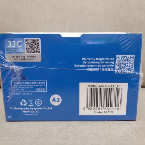 全新 JJC EF-RF 鏡頭轉接環 EF-EOSR NEW Lens Mount Adapter 兼容Canon EF單反鏡頭 ...