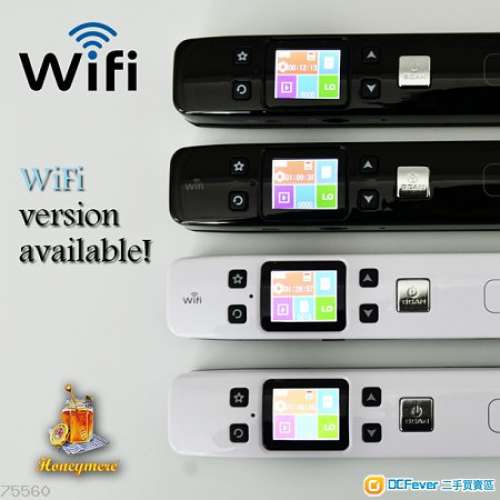 Honeymere iScan 1050dpi WiFi全新手提掃描器 Portable Handy Scanner 掃描儀 毋須...