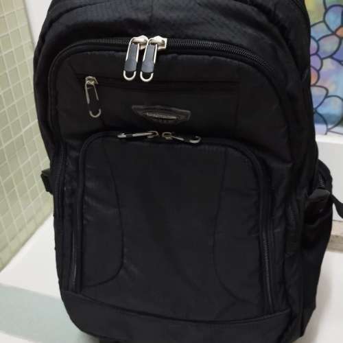 18 吋Polo 兩輪黑色多格拉桿式行李背包背囊2 wheels black luggage bag backpack