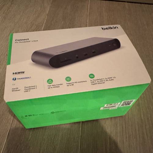 belkin thunderbolt pro 4 dock