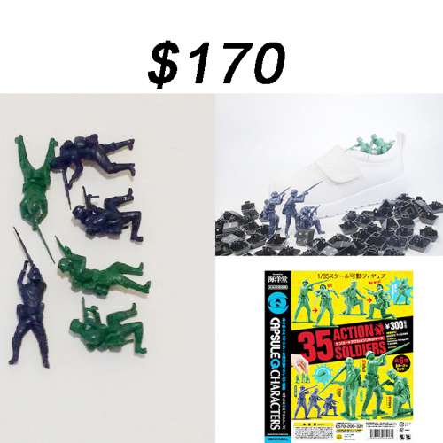 67 #桌面綠#兵人戰隊 2025 #扭蛋 #4海洋堂  b#桌面綠#兵人戰隊 v 2023 #海洋堂