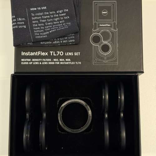 95% New Rolleiflex Instant Camera + 10張1 pack相紙 + 原裝Filter set + 皮套