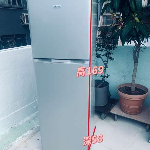 可信用卡付款))雪櫃 海信 RD-33 98%新 100%正常 169CM高 免費送貨及包保用