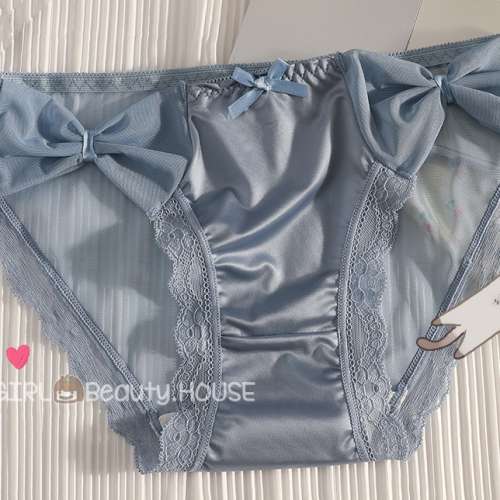 🌈可愛蕾絲大蝴蝶結純色低腰內褲