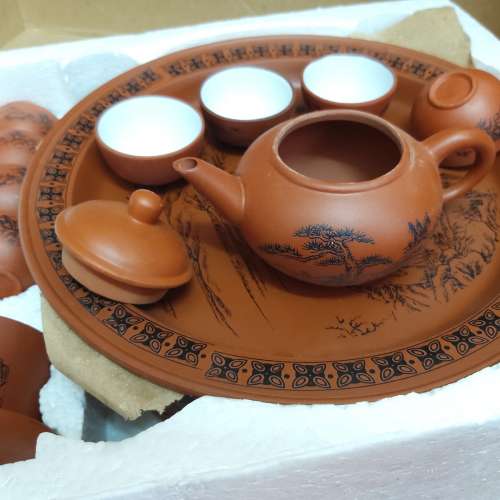 全新正宗傳統工夫茶具 陶瓷工夫茶具 紫砂茶壺 紫砂工夫茶具 功夫茶藝 功夫茶具全套