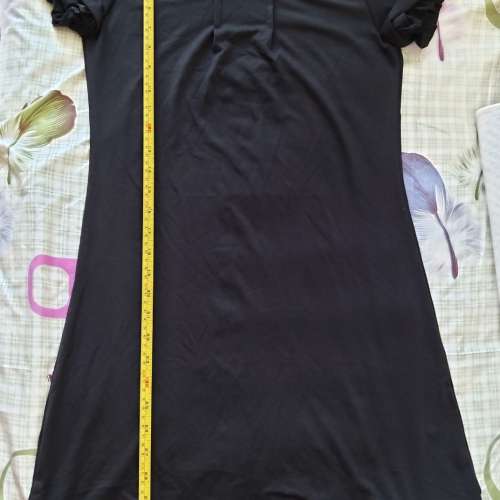 全新黑色連身裙 打底裙 上衣 襯衣 短袖連身裙 襯衫