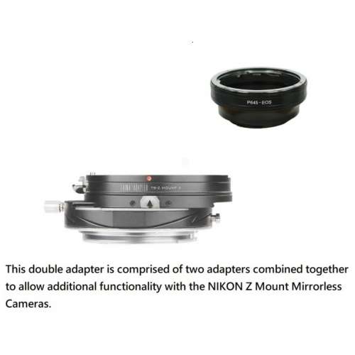 LAINA Pentax 645 (P645) Mount SLR Lens To Nikon Z Mount Adaptor Tilt & Shift