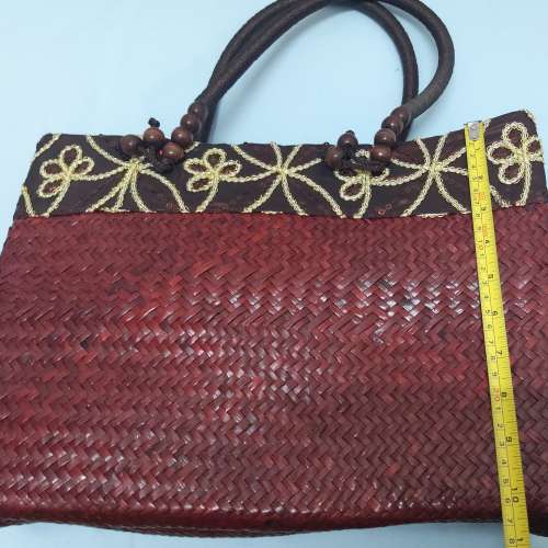 全新蕂籃手袋 蕂籃袋 蕂編織袋 手提包 休閒袋 單肩袋 手提袋 手袋 側咩袋