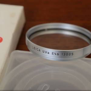 Leica 46mm silver filter boxed 濾鏡