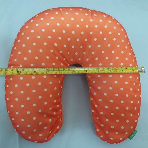 二手橙色波點頸枕 頸枕 護頸枕 頸椎保健枕 u形枕脖子 U枕記憶枕頭 咕𠱸 Travel Nec...