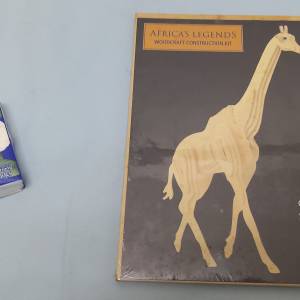 全新Africa’s Legends Woodcraft Construction Kit 3D立體模型 積木 Giraffe