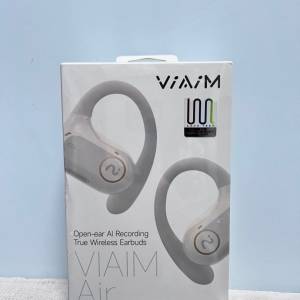 全新 VIAIM Air 開放式即時錄音耳機 白色