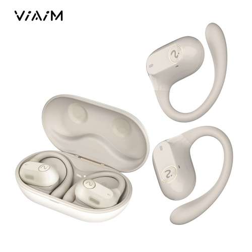 全新 VIAIM Air 開放式即時錄音耳機 白色