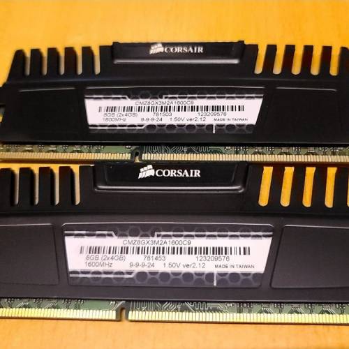 DDR3 RAM (2X4GB) 合共8GB，沿港鐵站內交收。