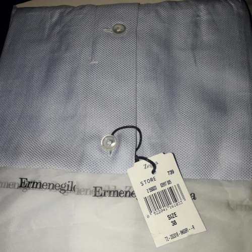 Ermenegildo Zegna Couture COUTURE COTTON SHIRT ( Blue)