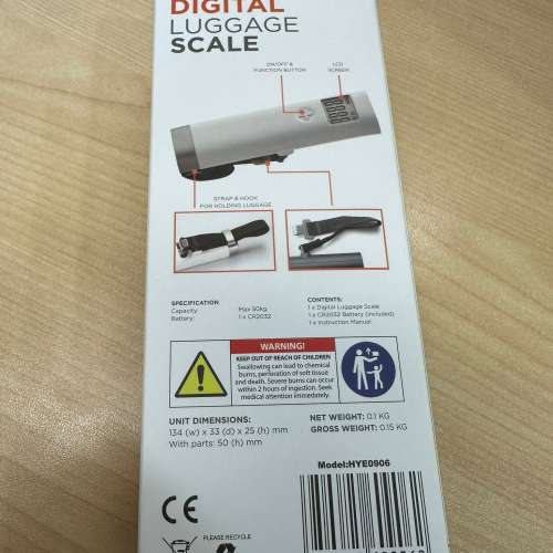 Digital Luggage Scale 轻便行李磅