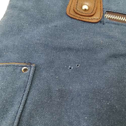 全新藍色帆布袋 單肩包 側背袋 環保袋 購物袋 手提袋 單肩袋 雜物袋 電腦袋 手袋 手...