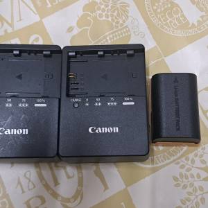 全新 全解碼電池 LP-E6NH Canon LC-E6E 原廠充電器