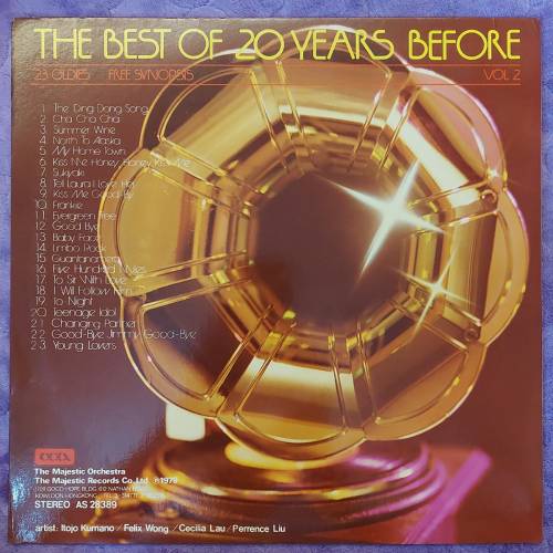 💥黑膠唱片💥THE BEST OF 20 YEARS BEFORE VOL.2 (1980 Hong Kong)