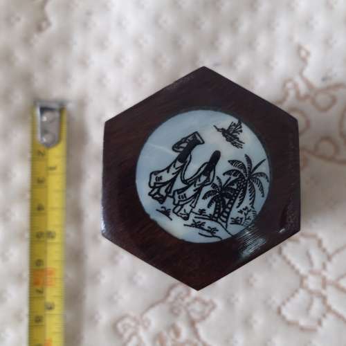 全新越南牙籤筒 創意木質牙籤罐 中式古典牙籤盒 實木牙籤盒一個