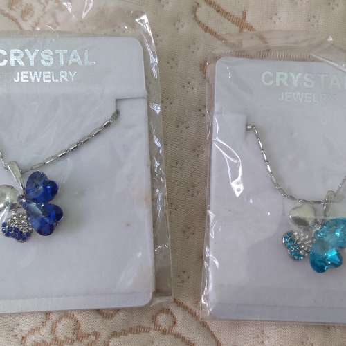 全新幸運四葉草吊墜 頸鏈 頸鍊 lucky leaf pendant 項鍊 Jewelry 掛件 Necklace