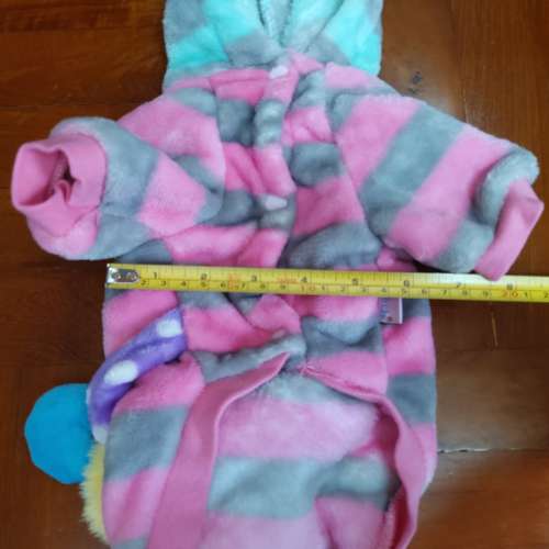 二手間條厚身狗仔衫 寵物衫 狗仔衣 寵物衣