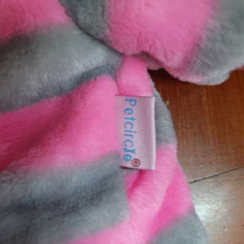 二手間條厚身狗仔衫 寵物衫 狗仔衣 寵物衣