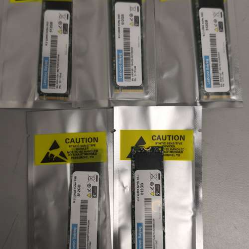 全新Lenovo 原裝 512GB NVMe SSD